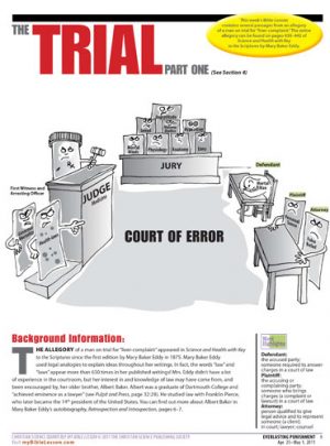 The Trial Cartoon (2 posters)