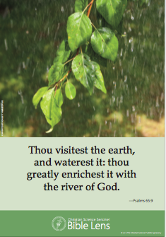 Thou visitest the earth, and waterest it