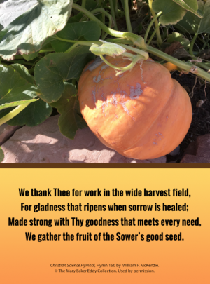We thank Thee for work in the wide harvest field…