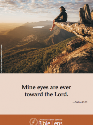 Mine eyes are ever toward the Lord