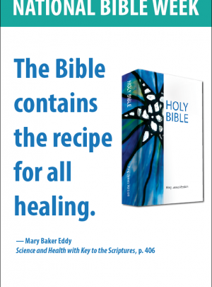 National Bible Week – Bible contains the recipe for all healing