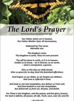 The Lord’s Prayer (butterfly)